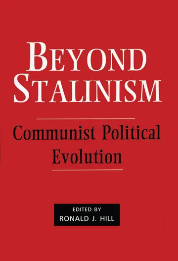 Cover of Beyond Stalinism