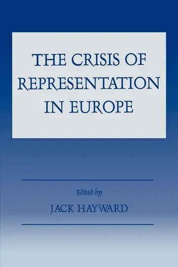 Cover of The Crisis of Representation in Europe