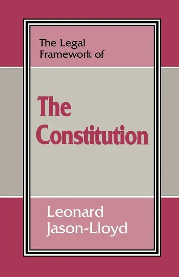 Cover of The Legal Framework of the Constitution and Public Administration