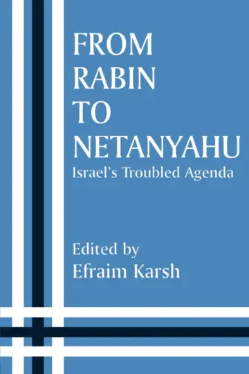 Cover of From Rabin to Netanyahu