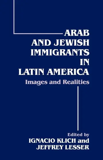 Cover of Arab and Jewish Immigrants in Latin America