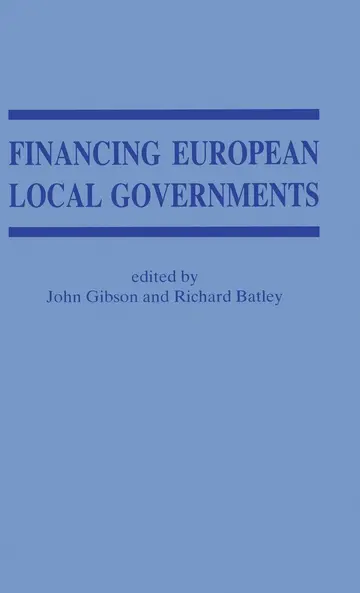 Cover of Financing European Local Governments