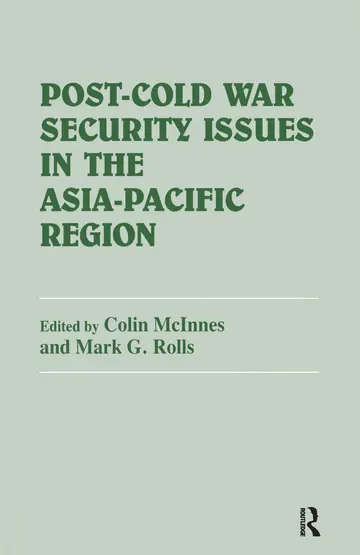 Cover of Post-Cold War Security Issues in the Asia-Pacific Region