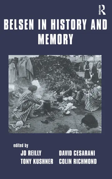 Cover of Belsen in History and Memory