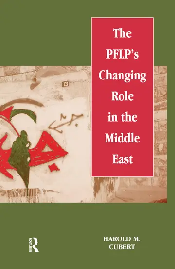 Cover of The Pflp's Changing Role in the Middle East