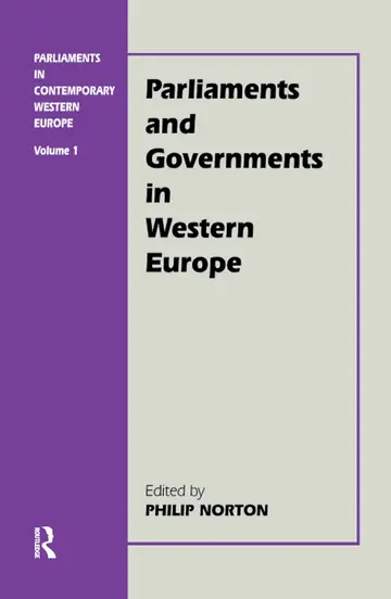 Cover of Parliaments and Governments in Western Europe