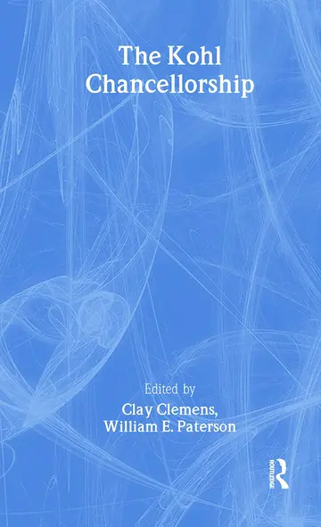 Cover of The Kohl Chancellorship
