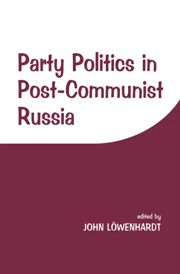 Cover of Party Politics in Post-Communist Russia