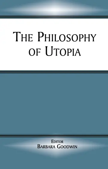 Cover of The Philosophy of Utopia