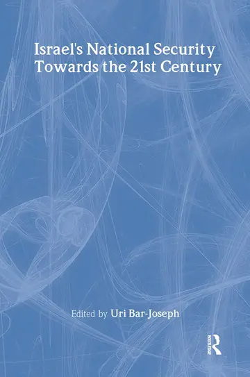 Cover of Israel's National Security Towards the 21st Century