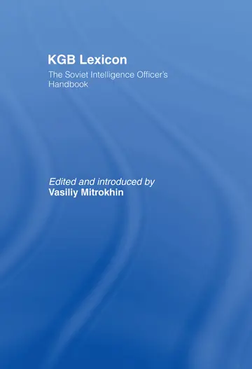 Cover of KGB Lexicon
