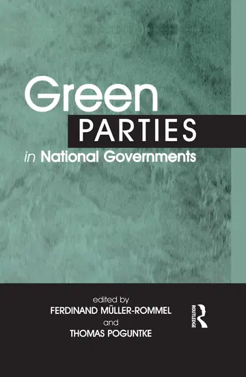 Cover of Green Parties in National Governments