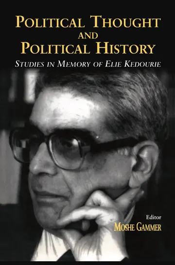 Cover of Political Thought and Political History