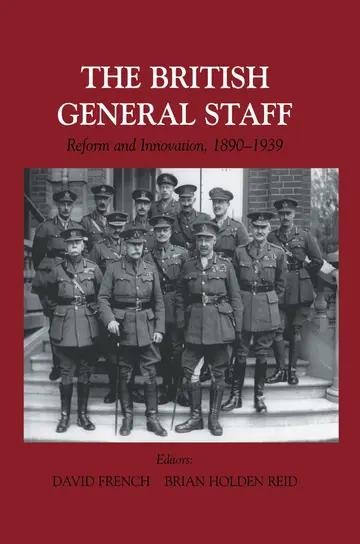 Cover of The British General Staff