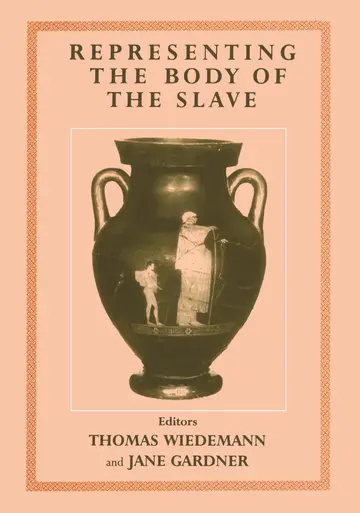 Cover of Representing the Body of the Slave