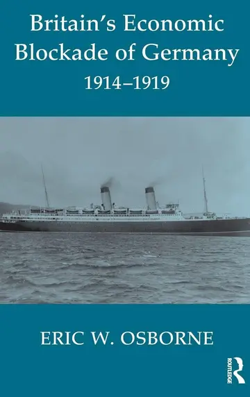 Cover of Britain's Economic Blockade of Germany