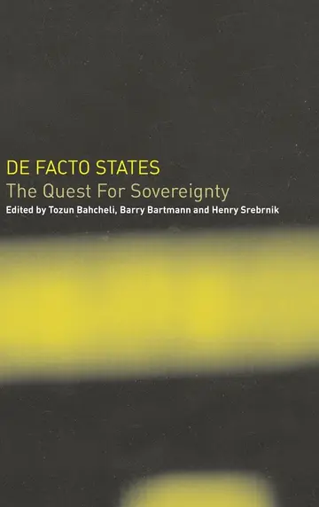Cover of De Facto States