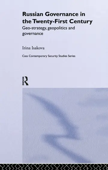 Cover of Russian Governance in the Twenty-First Century