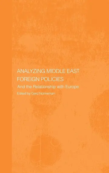 Cover of Analysing Middle East Foreign Policies