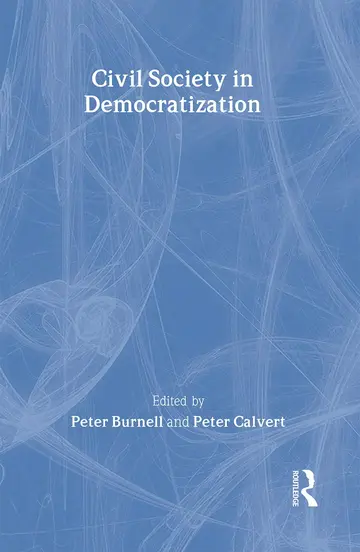 Cover of Civil Society in Democratization
