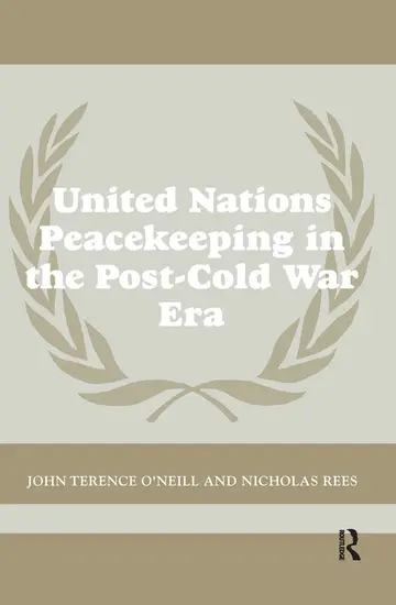 Cover of United Nations Peacekeeping in the Post-Cold War Era