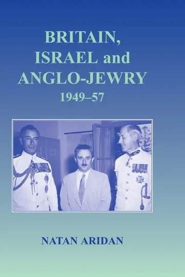 Cover of Britain, Israel and Anglo-Jewry