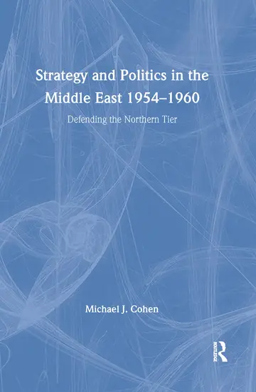 Cover of Strategy and Politics in the Middle East