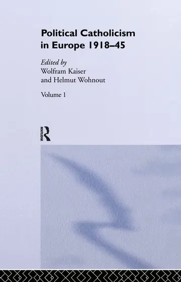 Cover of Political Catholicism in Europe, 1918-45 (1)