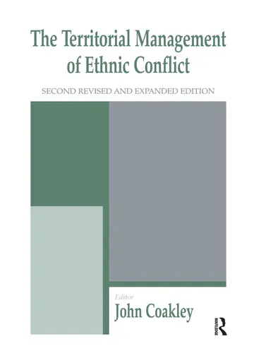 Cover of The Territorial Management of Ethnic Conflict