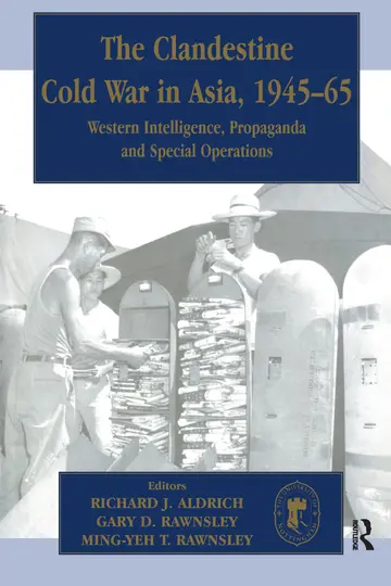 Cover of The Clandestine Cold War in Asia, 1945-65