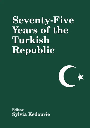 Cover of Seventy-Five Years of the Turkish Republic