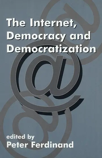 Cover of The Internet, Democracy and Democratization