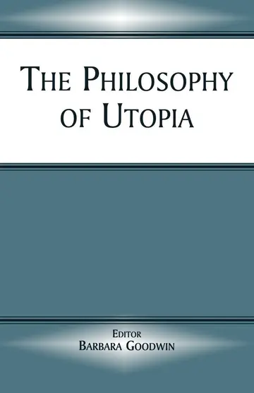 Cover of The Philosophy of Utopia