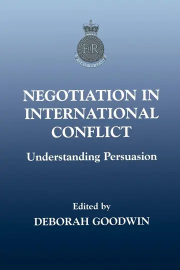 Cover of Negotiation in International Conflict