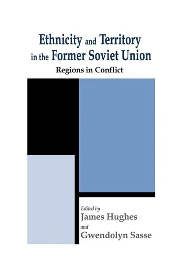 Cover of Ethnicity and Territory in the Former Soviet Union