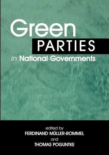 Cover of Green Parties in National Governments