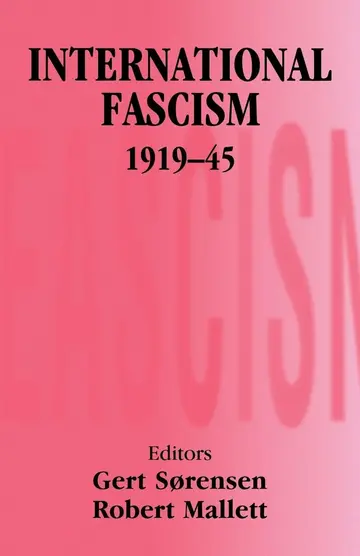 Cover of International Fascism, 1919-45
