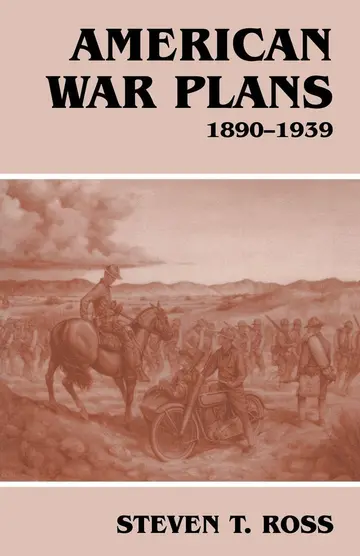 Cover of American War Plans 1890-1939