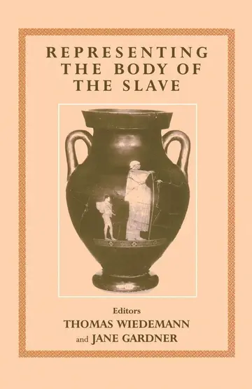 Cover of Representing the Body of the Slave