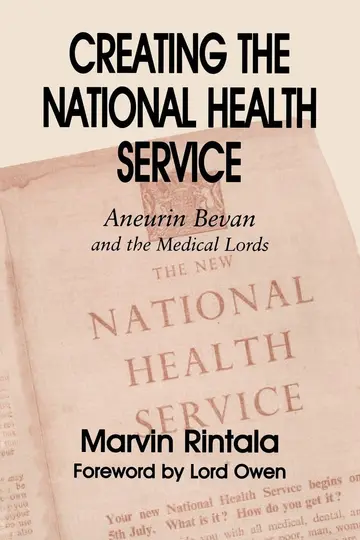 Cover of Creating the National Health Service