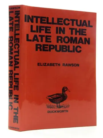 Cover of Intellectual Life in the Late Roman Republic