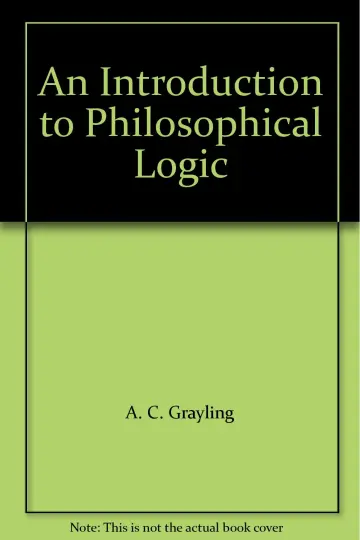 Cover of An Introduction to Philosophical Logic