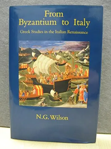 Cover of From Byzantium to Italy