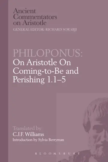 Cover of Coming to be