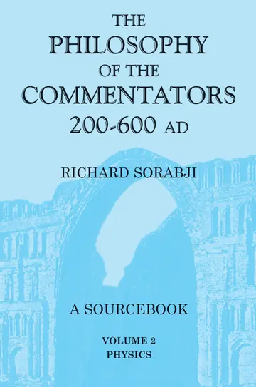 Cover of The Philosophy of the Commentators, 200-600 AD