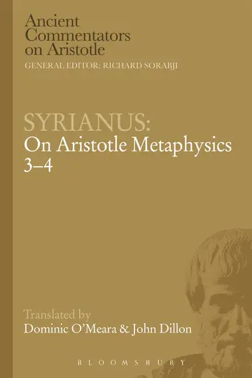 Cover of Syrianus