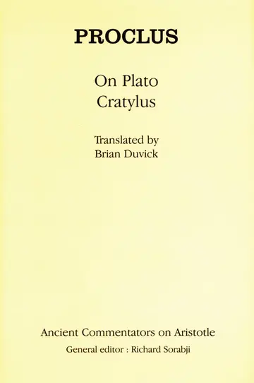 Cover of Proclus