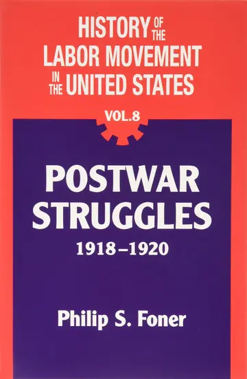 Cover of Postwar Struggles, 1918-1920 (v. 8)