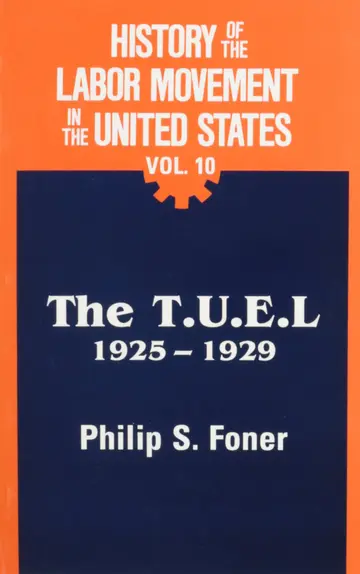 Cover of History of the Labor Movement in the United States