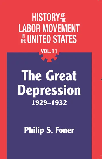Cover of The History of the Labor Movement in the United States